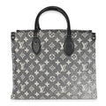 Louis Vuitton Black Monogram Denim Onthego MM