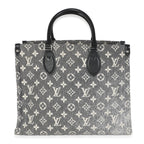 Louis Vuitton Black Monogram Denim Onthego MM