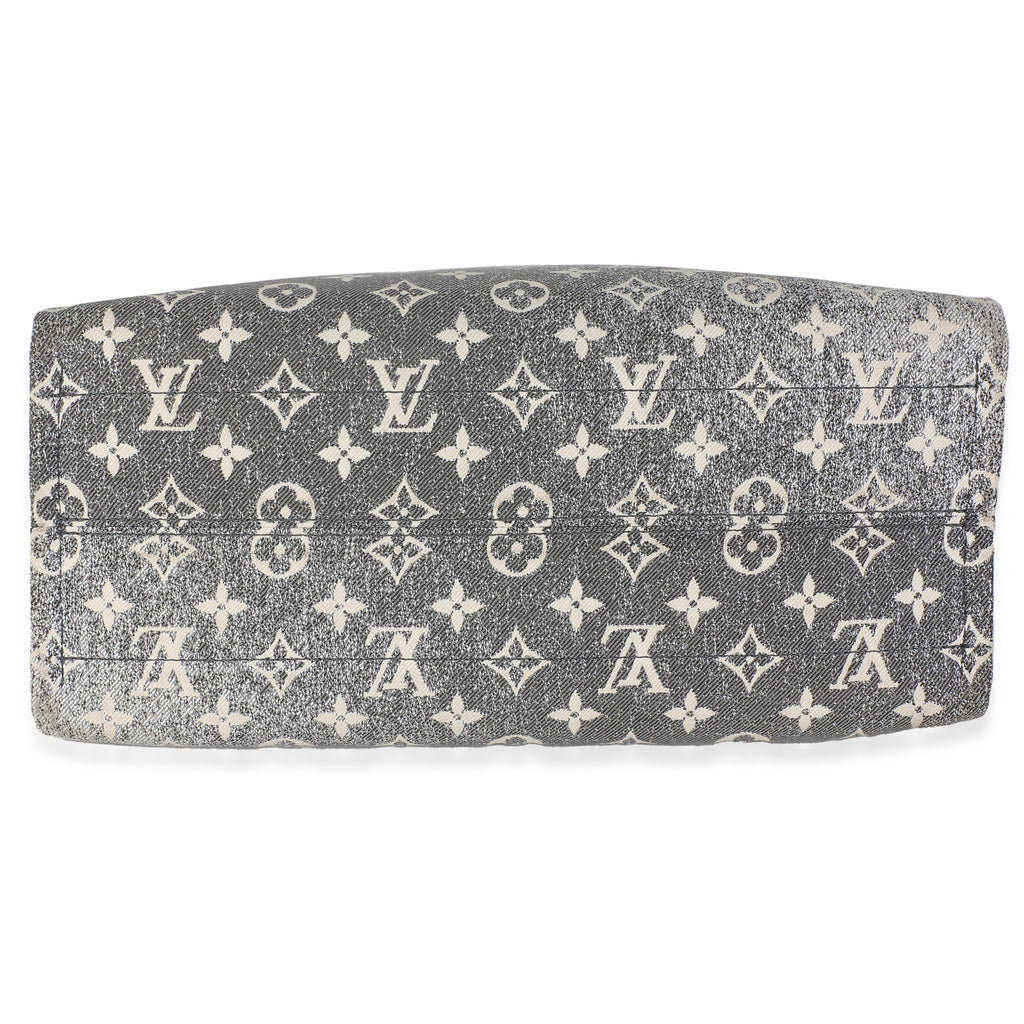 Louis Vuitton Black Monogram Denim Onthego MM