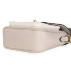 Louis Vuitton Greige Grained Calfskin Lockme Tender