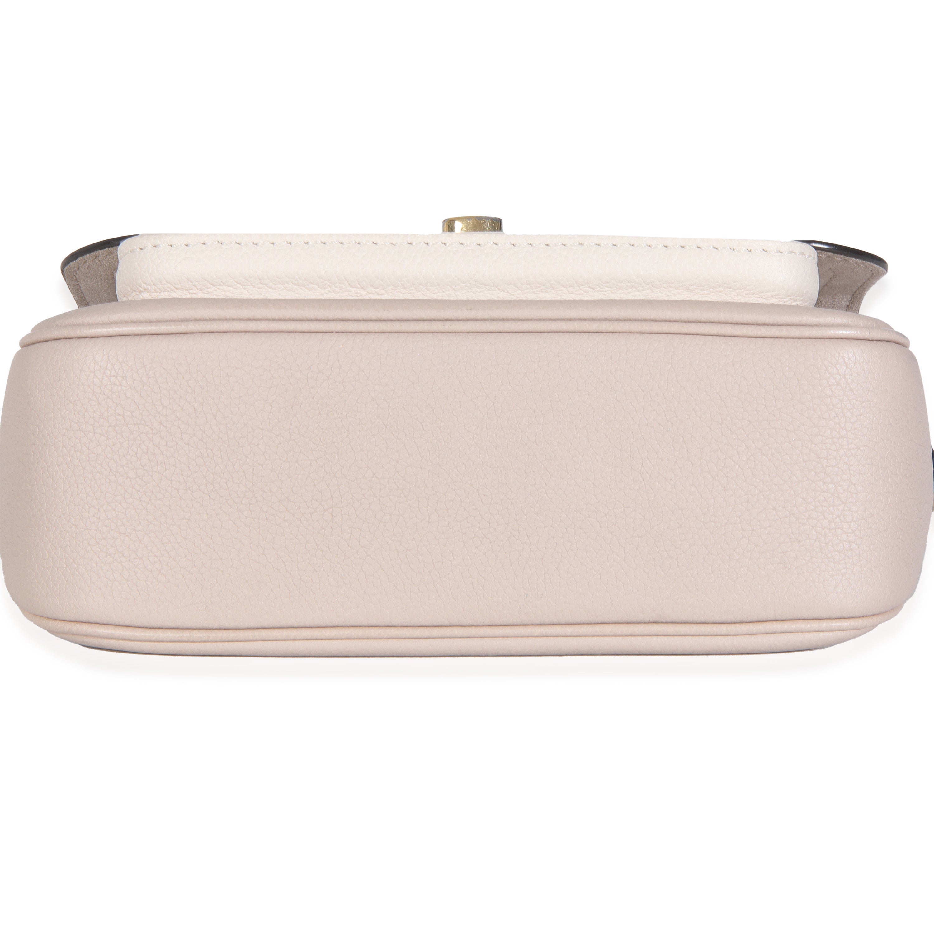 Louis Vuitton Greige Grained Calfskin Lockme Tender