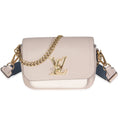 Louis Vuitton Greige Grained Calfskin Lockme Tender