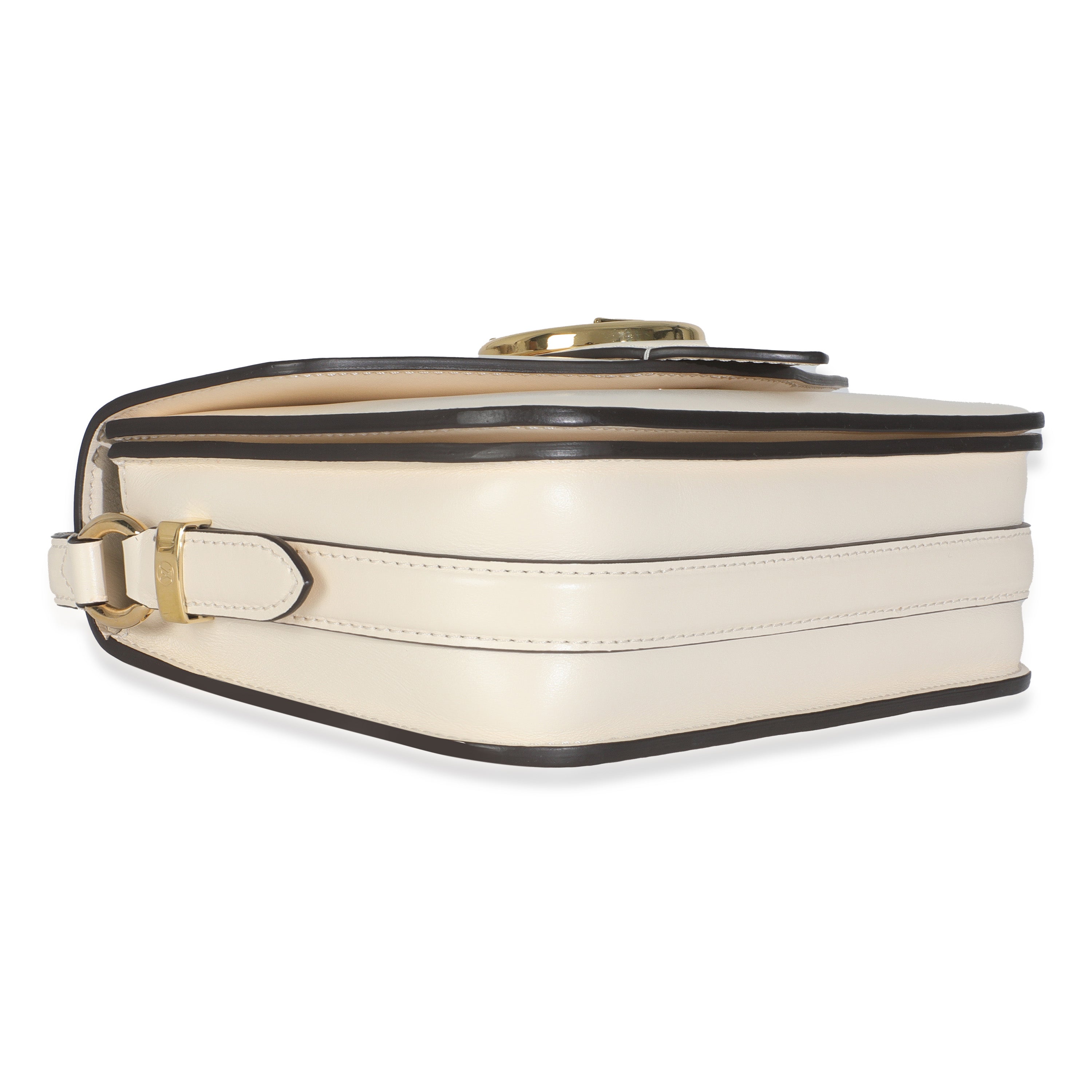 Louis Vuitton Cream Smooth Calfskin LV Pont 9