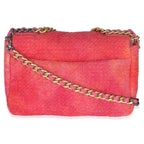 Chanel Coral Pink Tweed Quilted Medium Chanel 19 Flap Bag