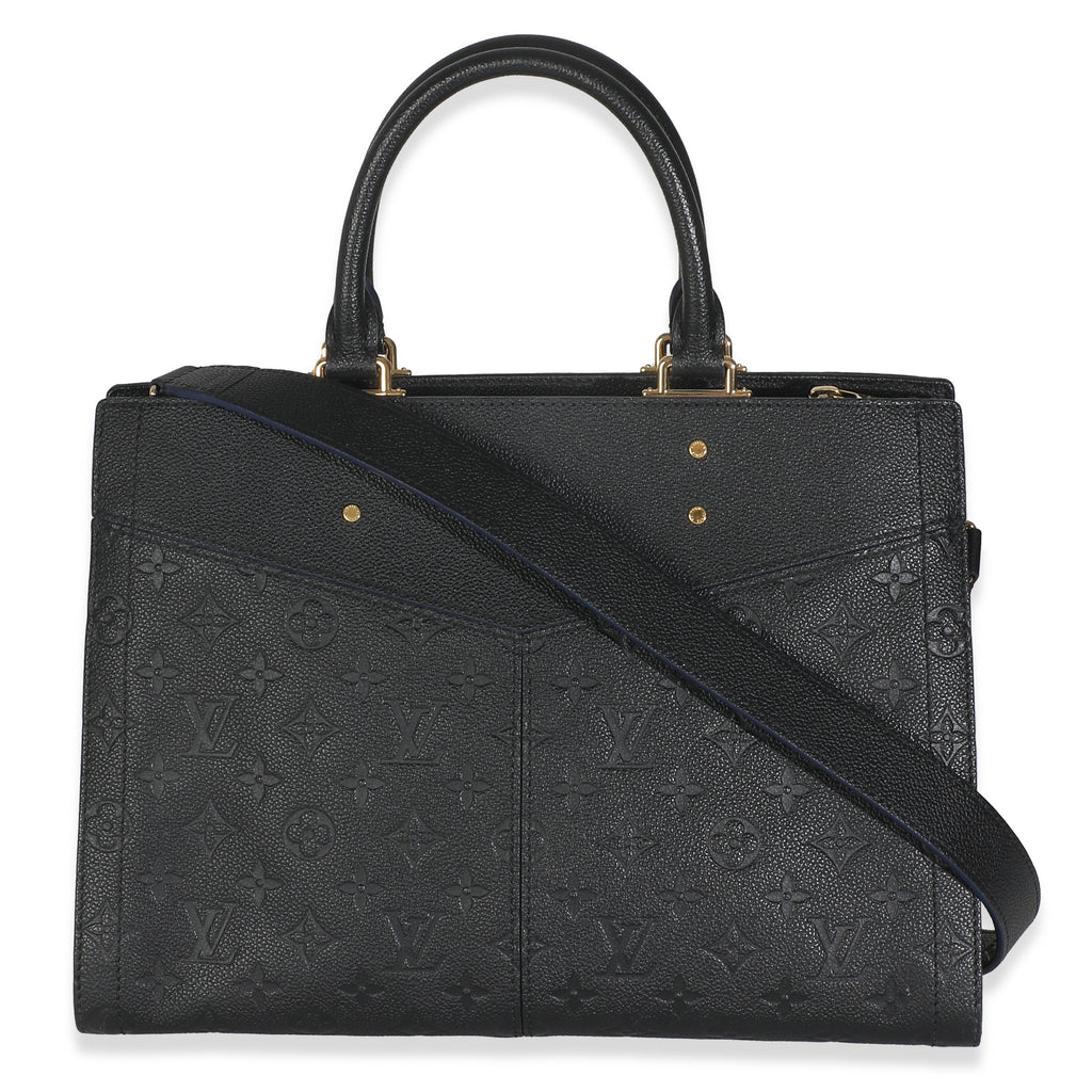 Louis Vuitton Black Monogram Empreinte Sully MM