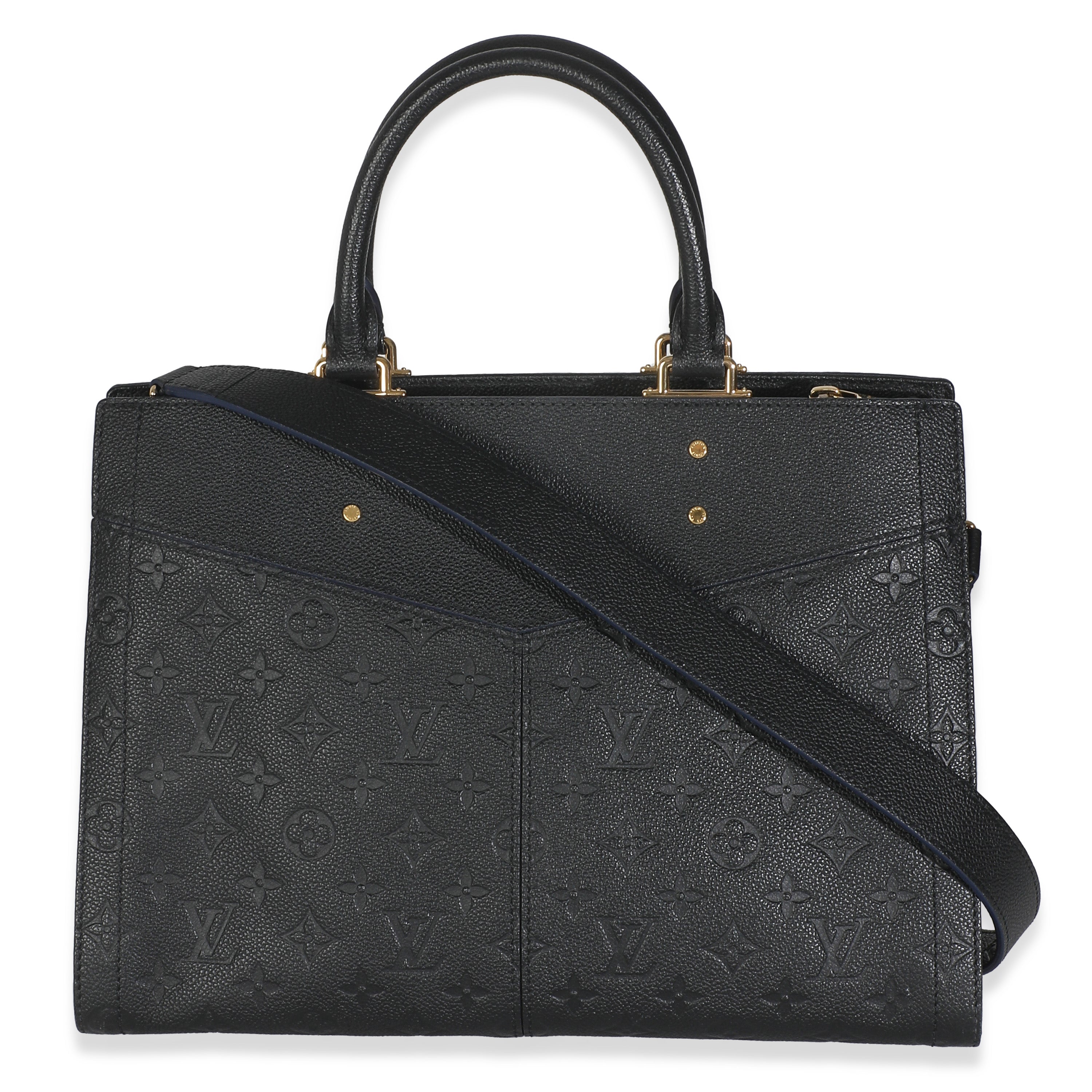 Louis Vuitton Black Monogram Empreinte Sully MM