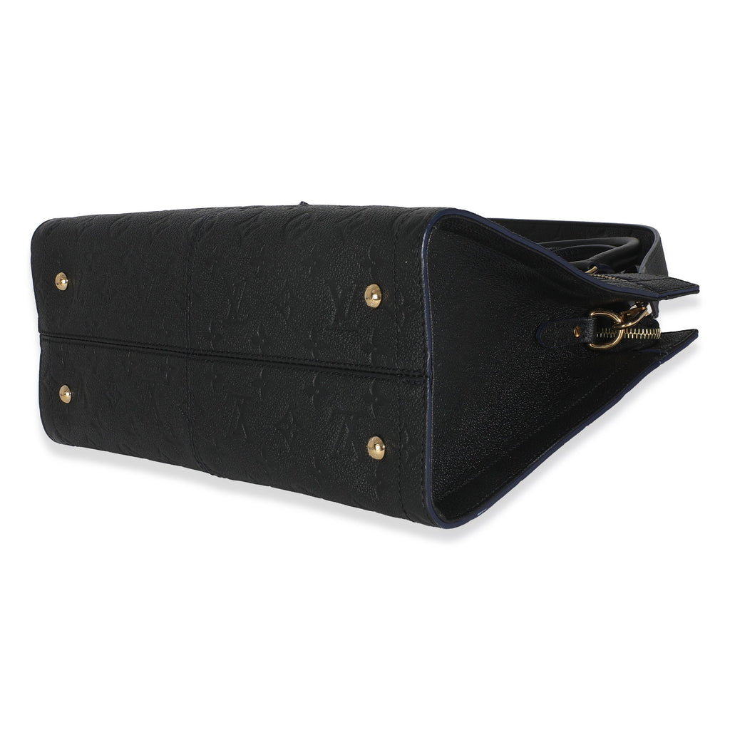 Louis Vuitton Black Monogram Empreinte Sully MM