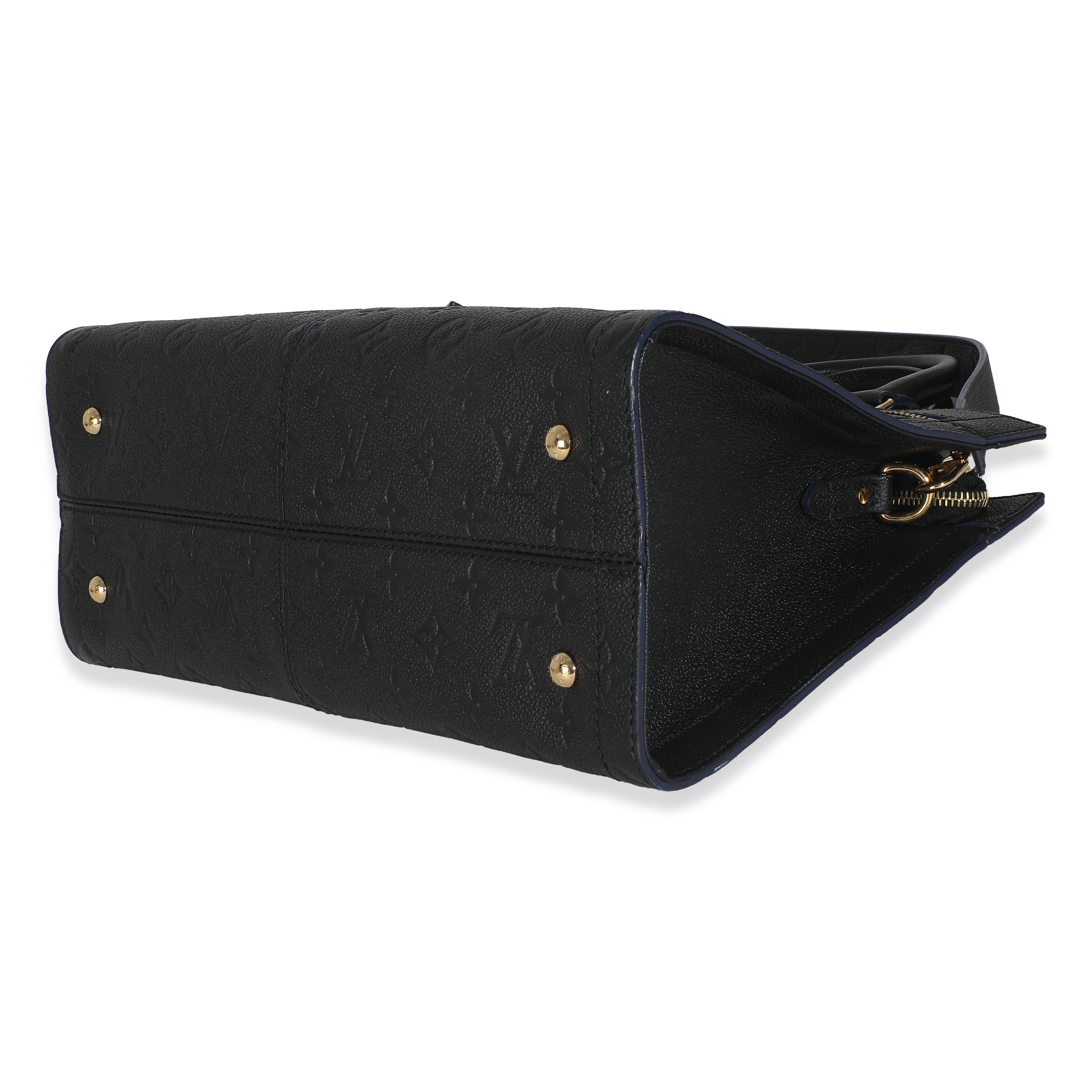 Louis Vuitton Black Monogram Empreinte Sully MM