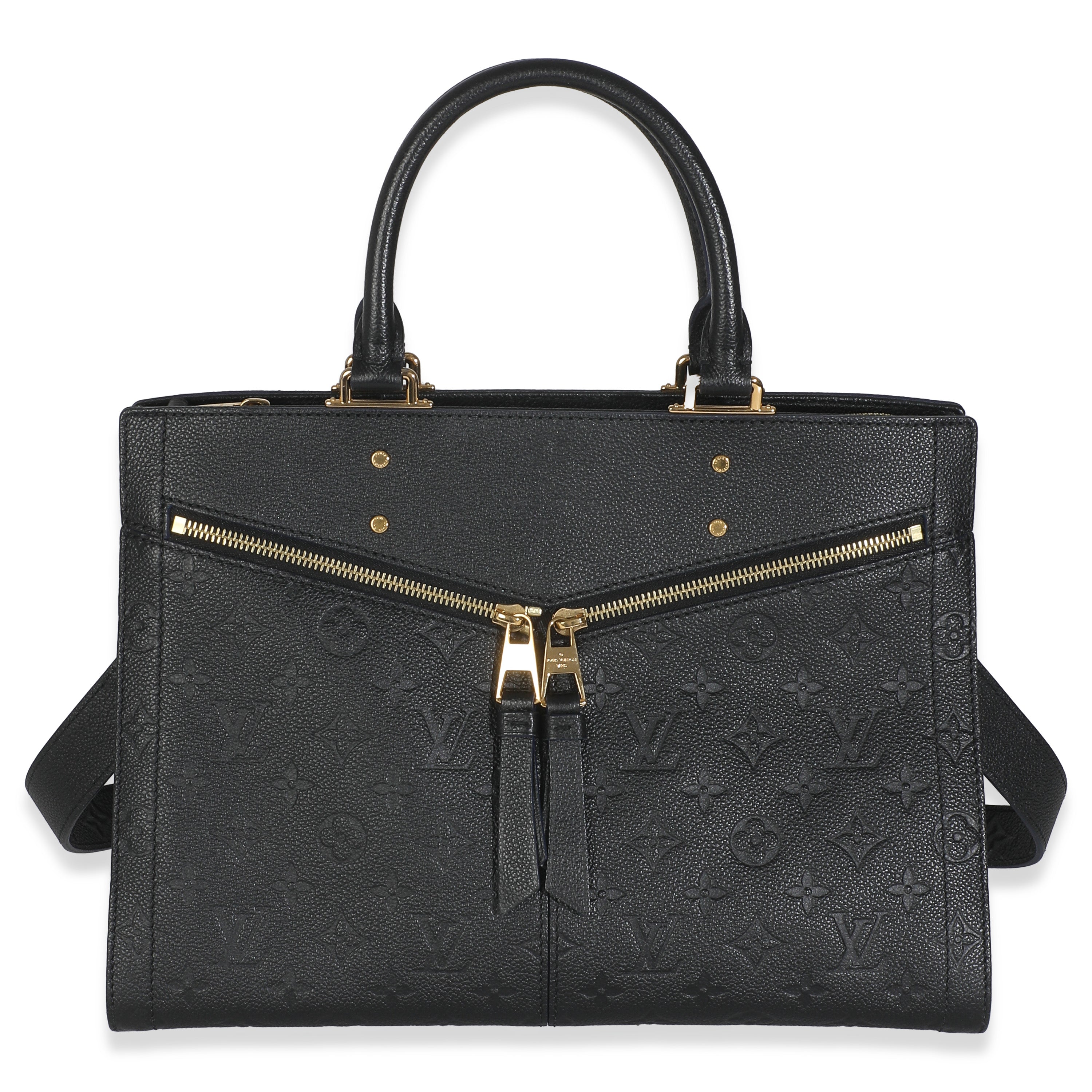 Louis Vuitton Black Monogram Empreinte Sully MM