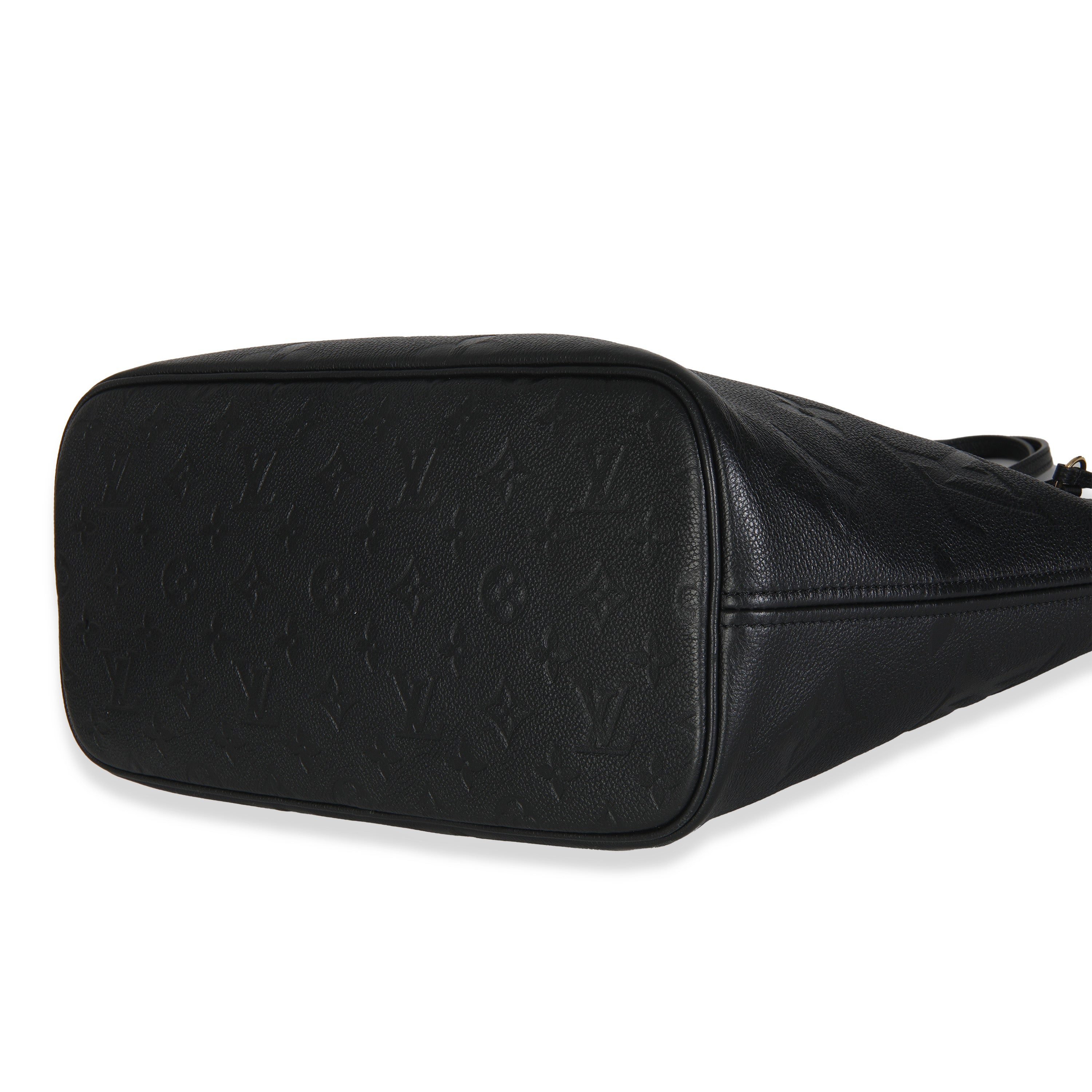 Louis Vuitton Black Monogram Empreinte Neverfull MM