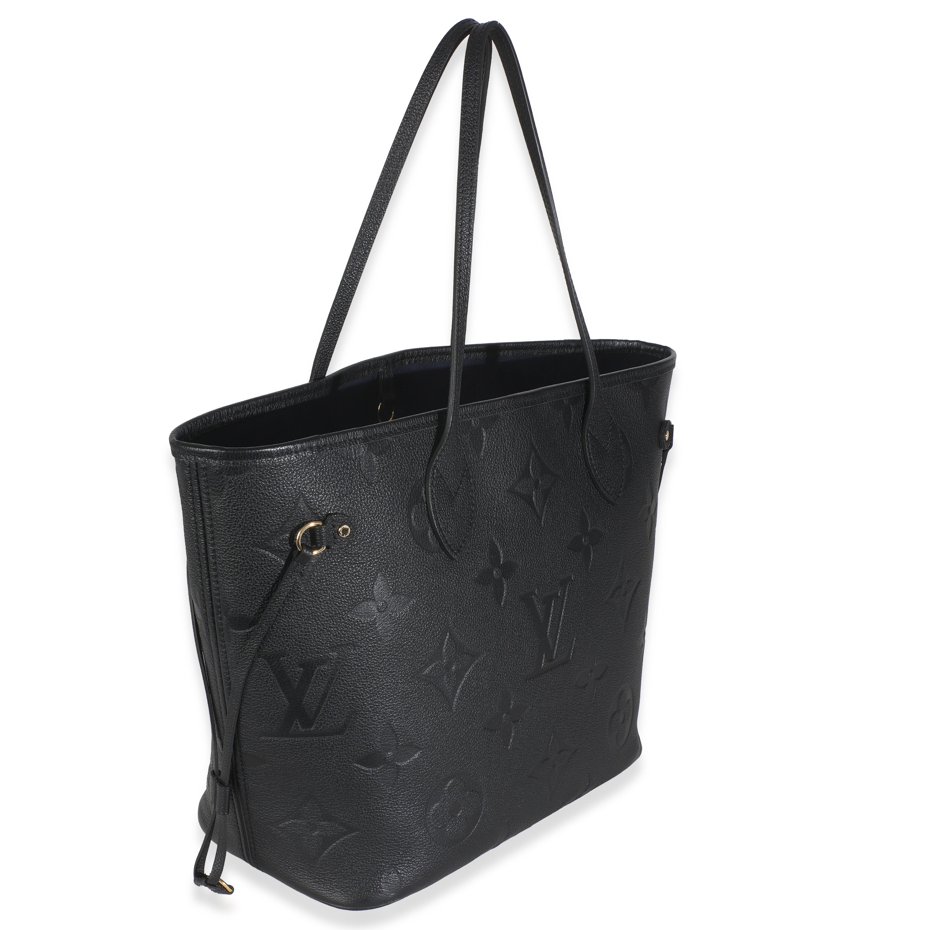 Louis Vuitton Black Monogram Empreinte Neverfull MM