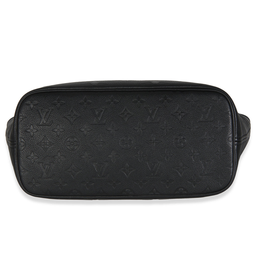 Louis Vuitton Black Monogram Empreinte Neverfull MM
