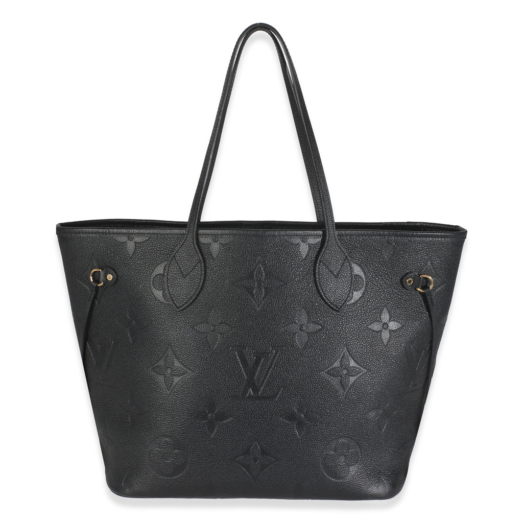 Louis Vuitton Black Monogram Empreinte Neverfull MM
