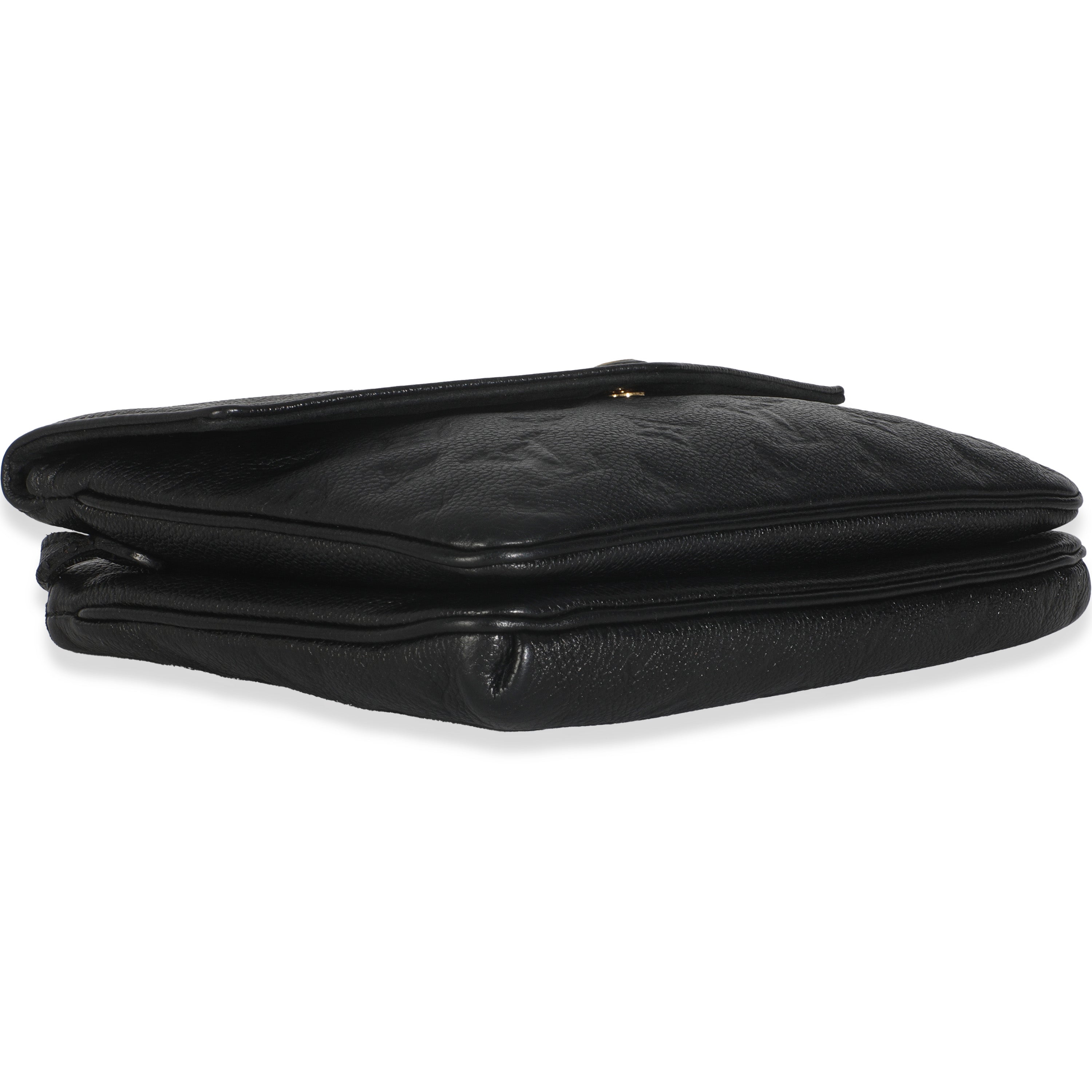 Louis Vuitton Black Monogram Empreinte Twice Bag