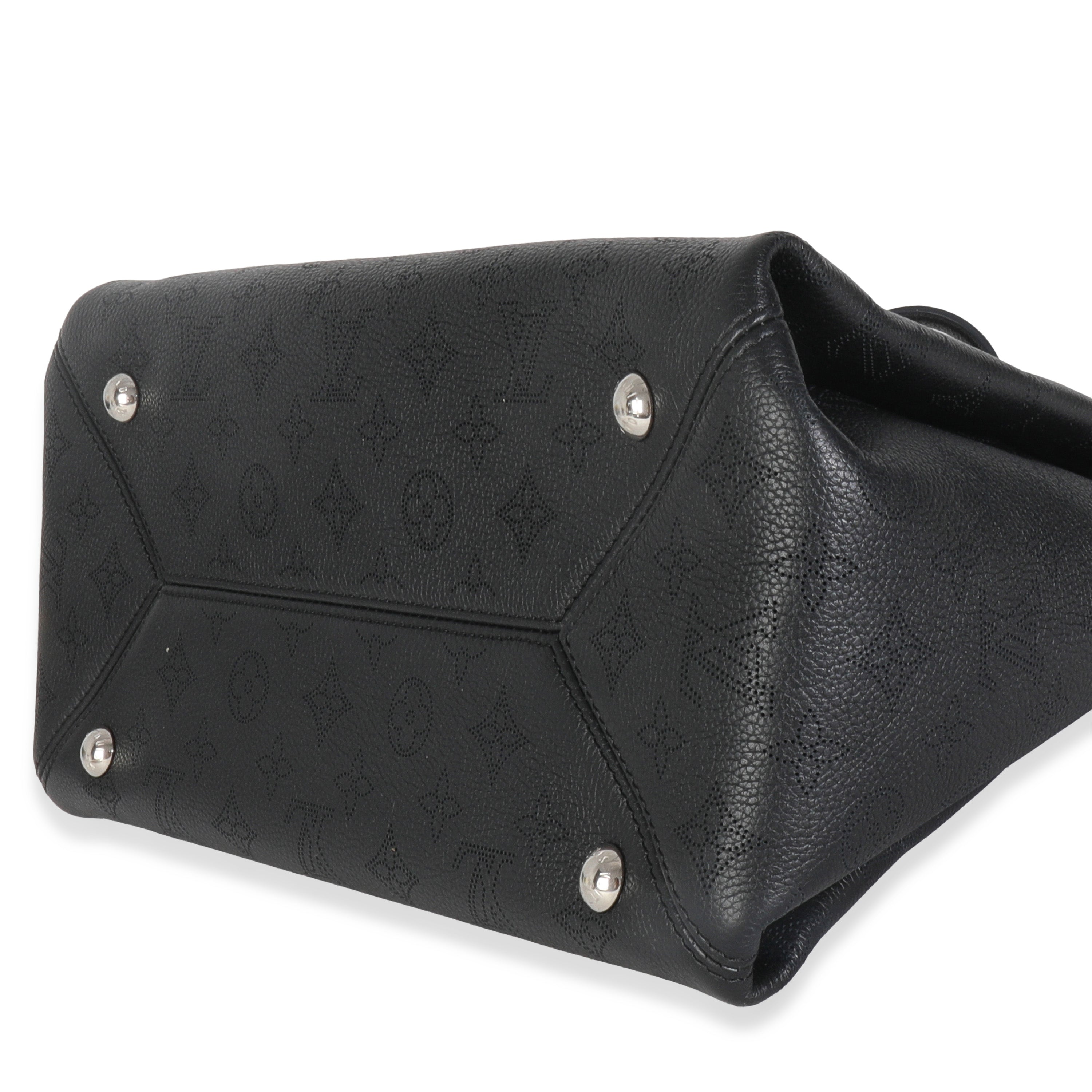 Louis Vuitton Black Monogram Mahina Sevres Bag