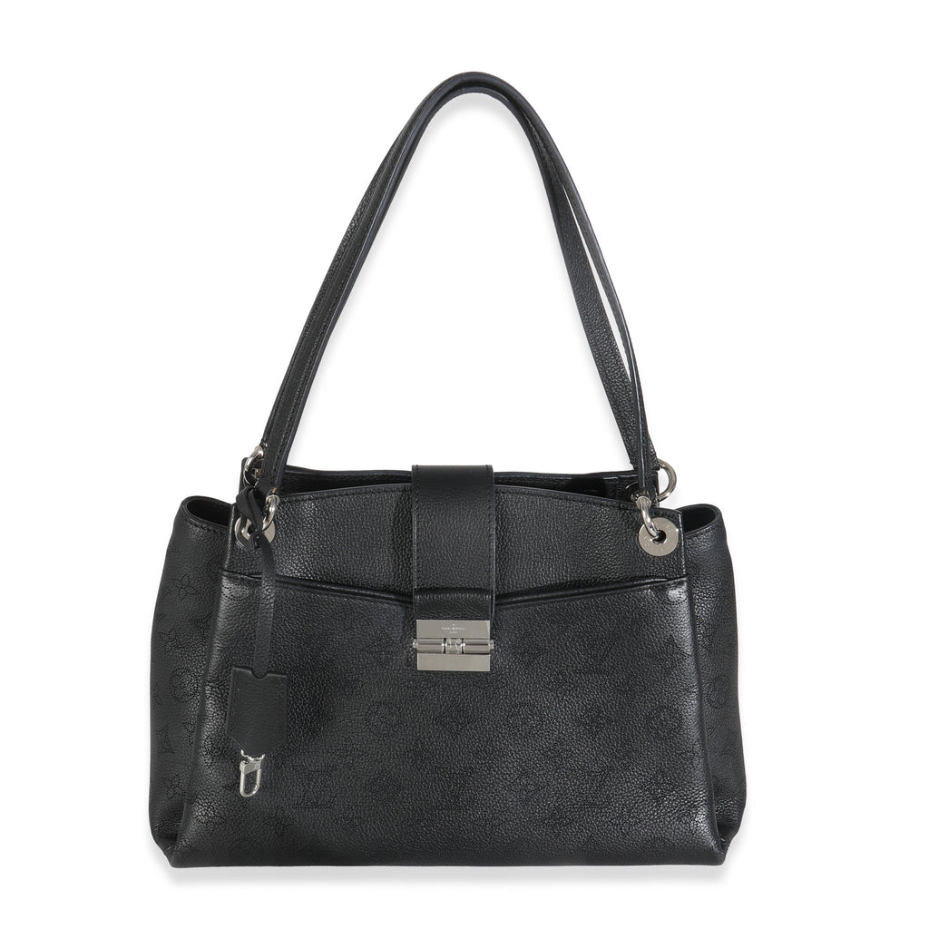 Louis Vuitton Black Monogram Mahina Sevres Bag