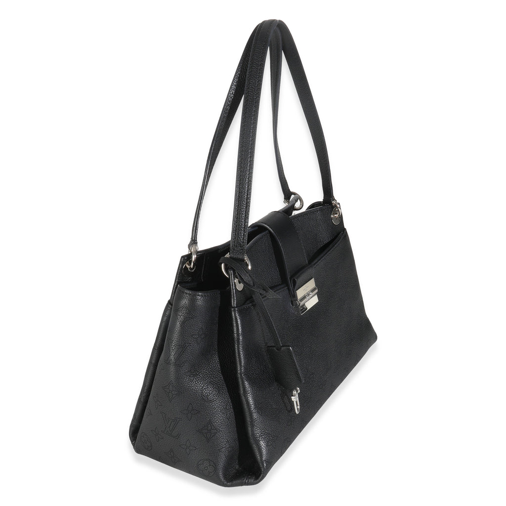 Louis Vuitton Black Monogram Mahina Sevres Bag