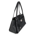 Louis Vuitton Black Monogram Mahina Sevres Bag