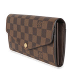 Louis Vuitton Damier Ebene Canvas Sarah Wallet
