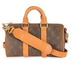 Louis Vuitton Monogram Dust Canvas Keepall Bandouliere 25