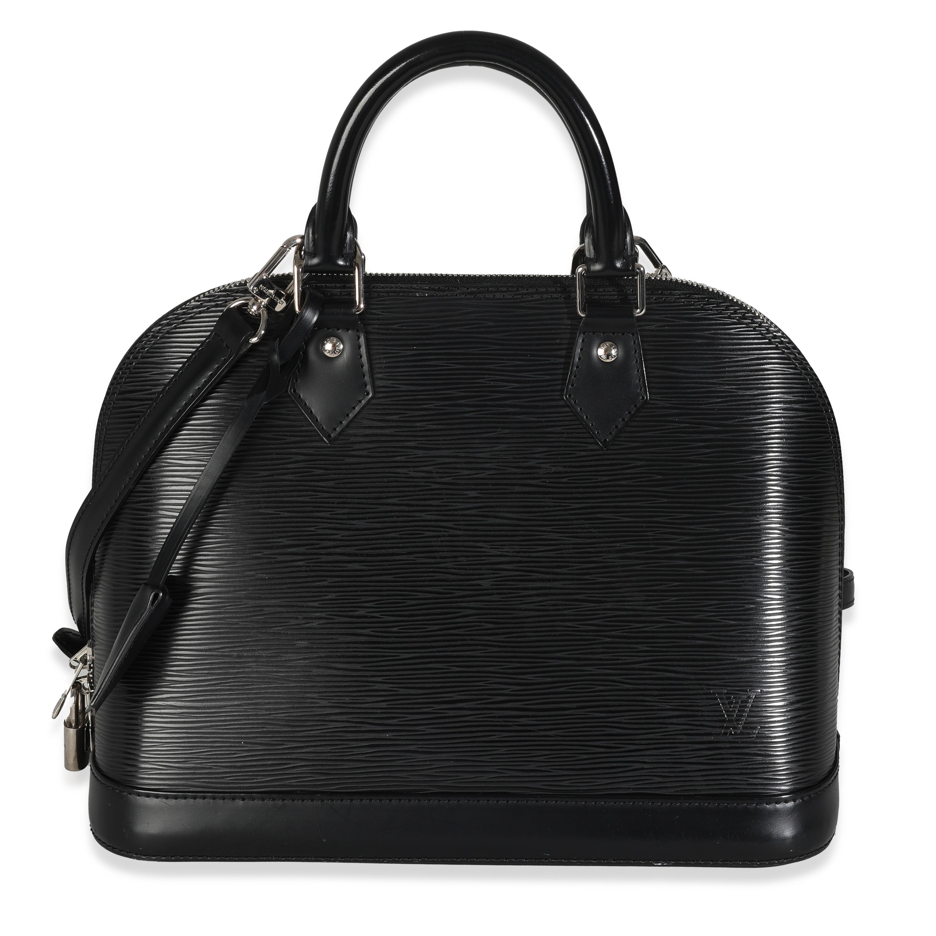 Louis Vuitton Black Epi Alma PM