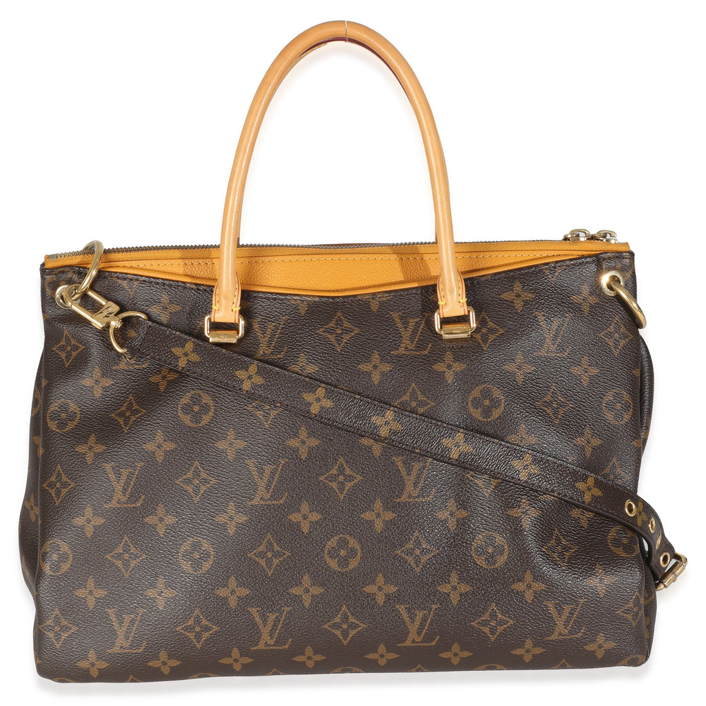 Louis Vuitton Saffron Monogram Canvas Pallas MM