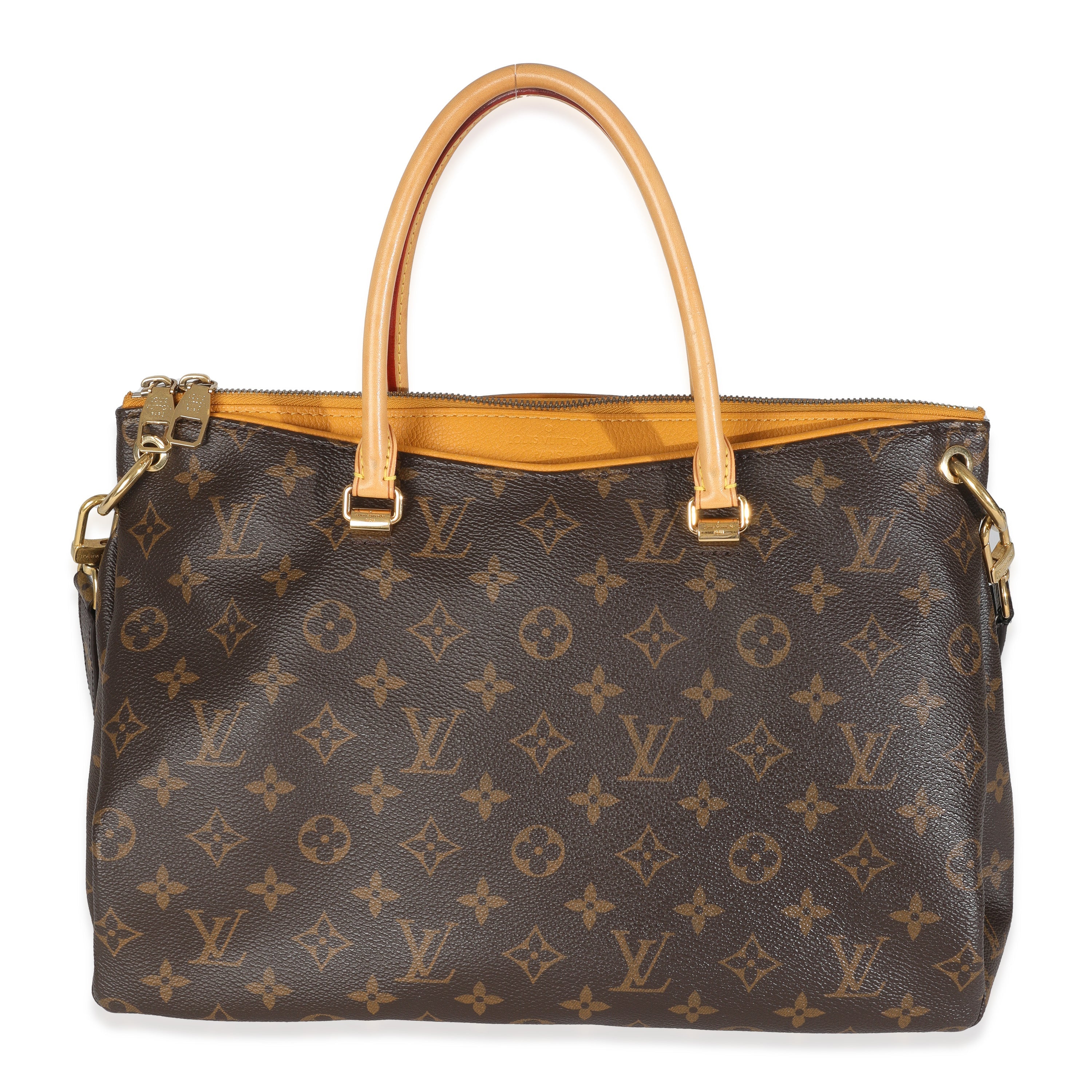 Louis Vuitton Saffron Monogram Canvas Pallas MM