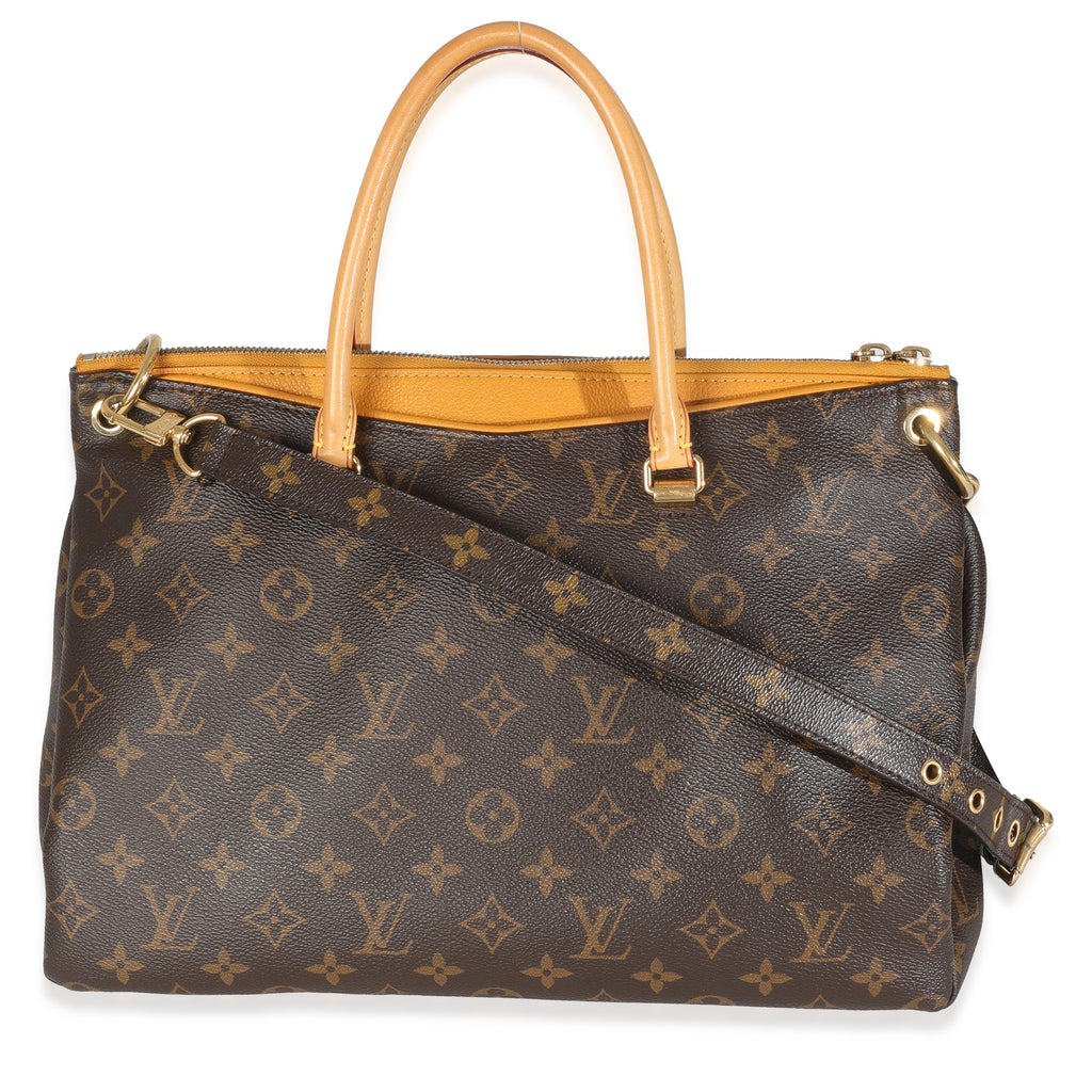 Louis Vuitton Saffron Monogram Canvas Pallas MM