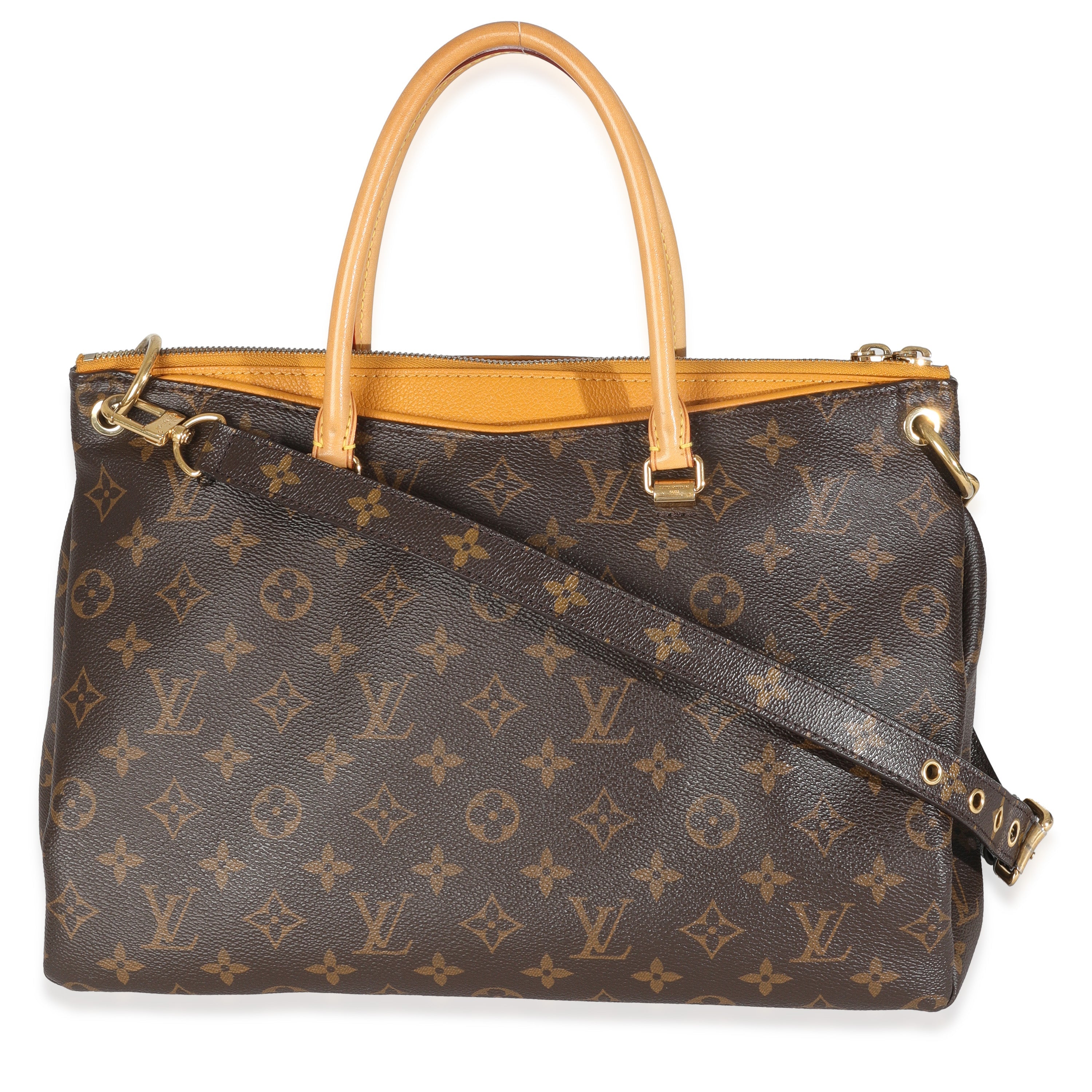 Louis Vuitton Saffron Monogram Canvas Pallas MM