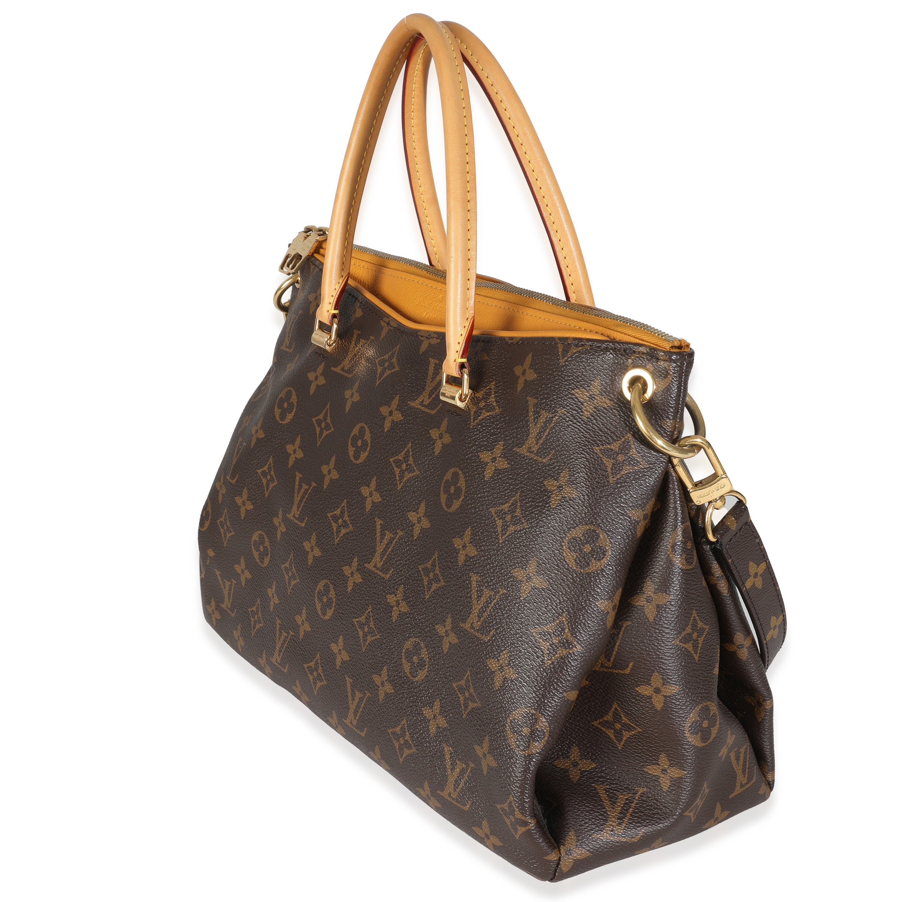 Louis Vuitton Saffron Monogram Canvas Pallas MM