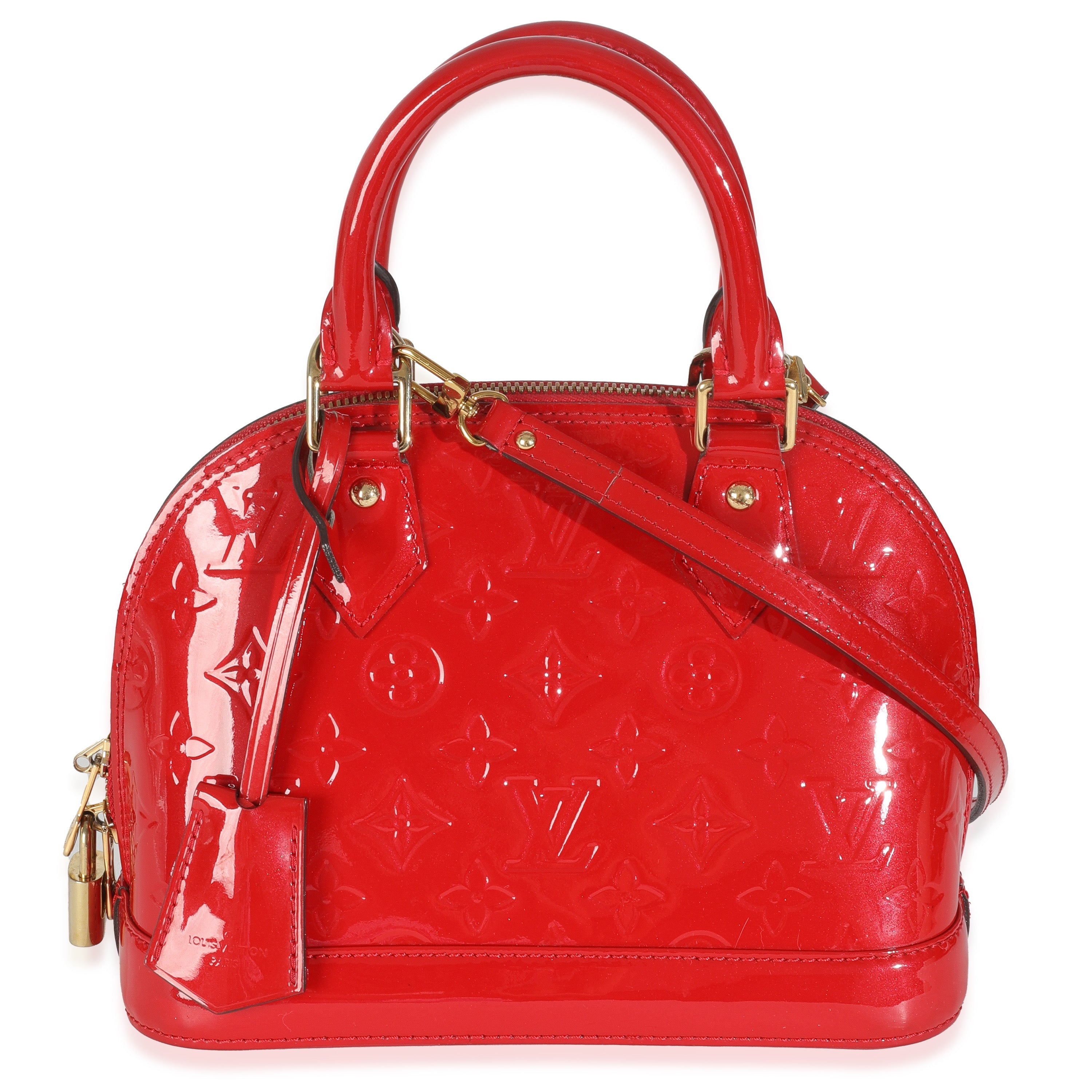 Louis Vuitton Rose Indien Monogram Vernis Alma BB
