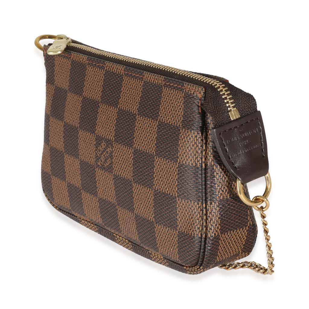 Louis Vuitton Damier Ebene Canvas Mini Pochette Accessoires