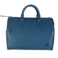 Louis Vuitton Toledo Blue Epi Speedy 30