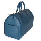 Louis Vuitton Toledo Blue Epi Speedy 30