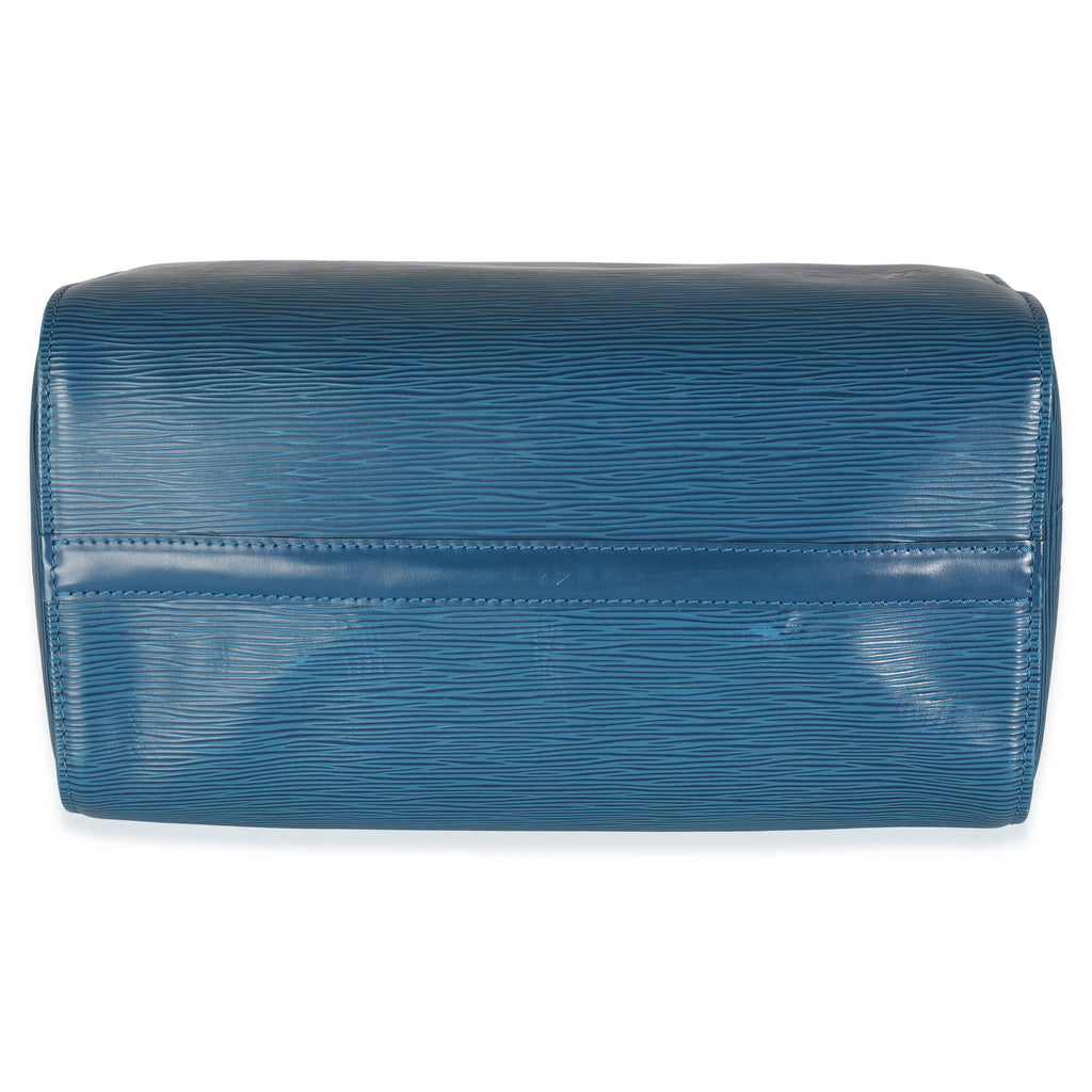 Louis Vuitton Toledo Blue Epi Speedy 30