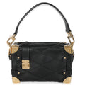 Louis Vuitton Black Lambskin Malletage Side Trunk PM