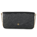 Louis Vuitton Black Monogram Empreinte Felicie Pochette