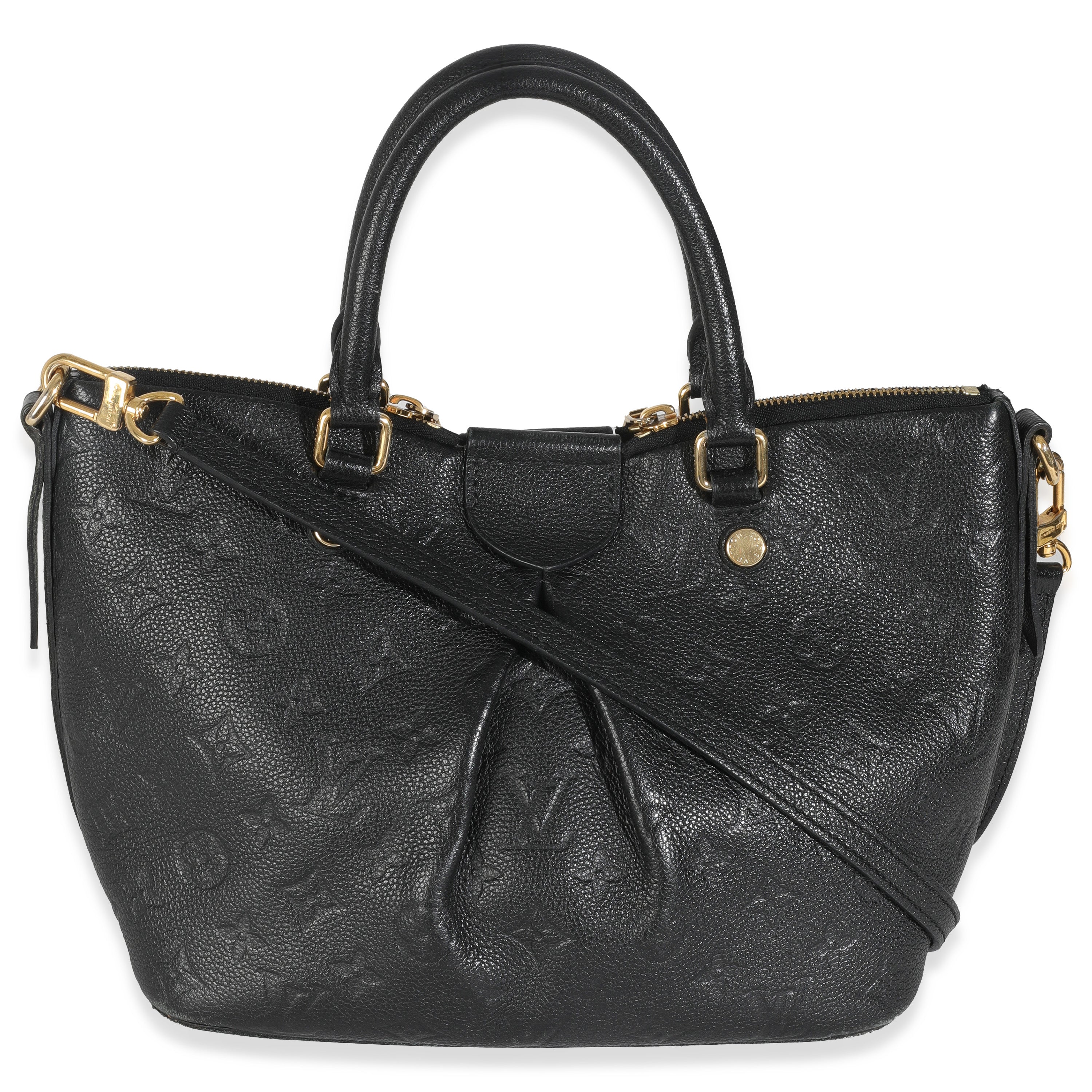 Louis Vuitton Black Monogram Empreinte Mazarine PM