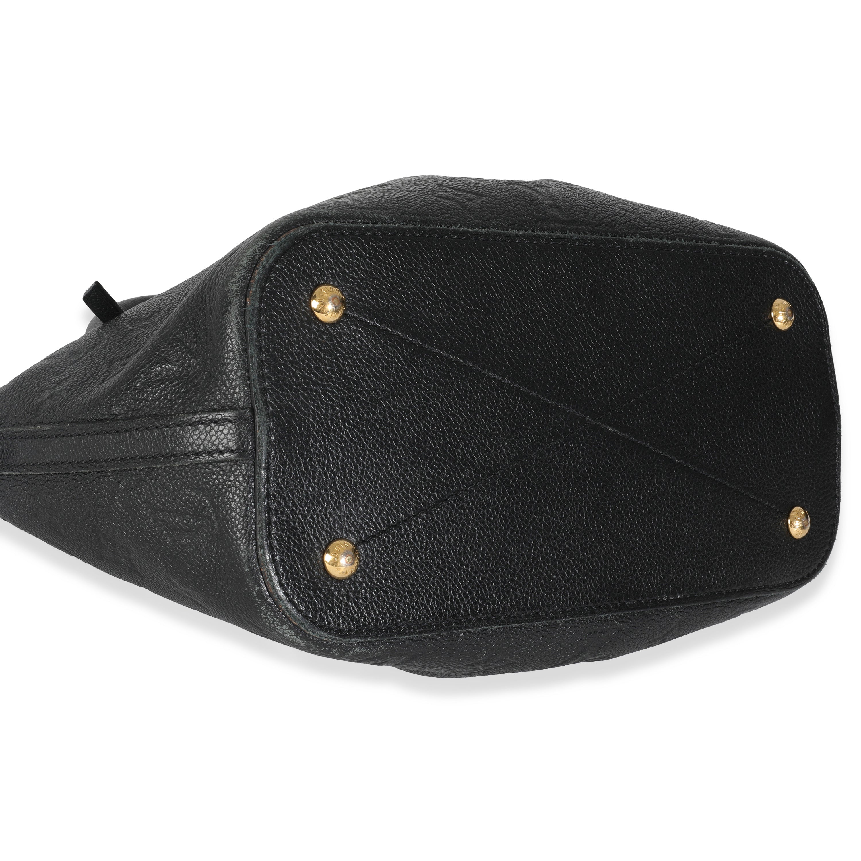 Louis Vuitton Black Monogram Empreinte Mazarine PM