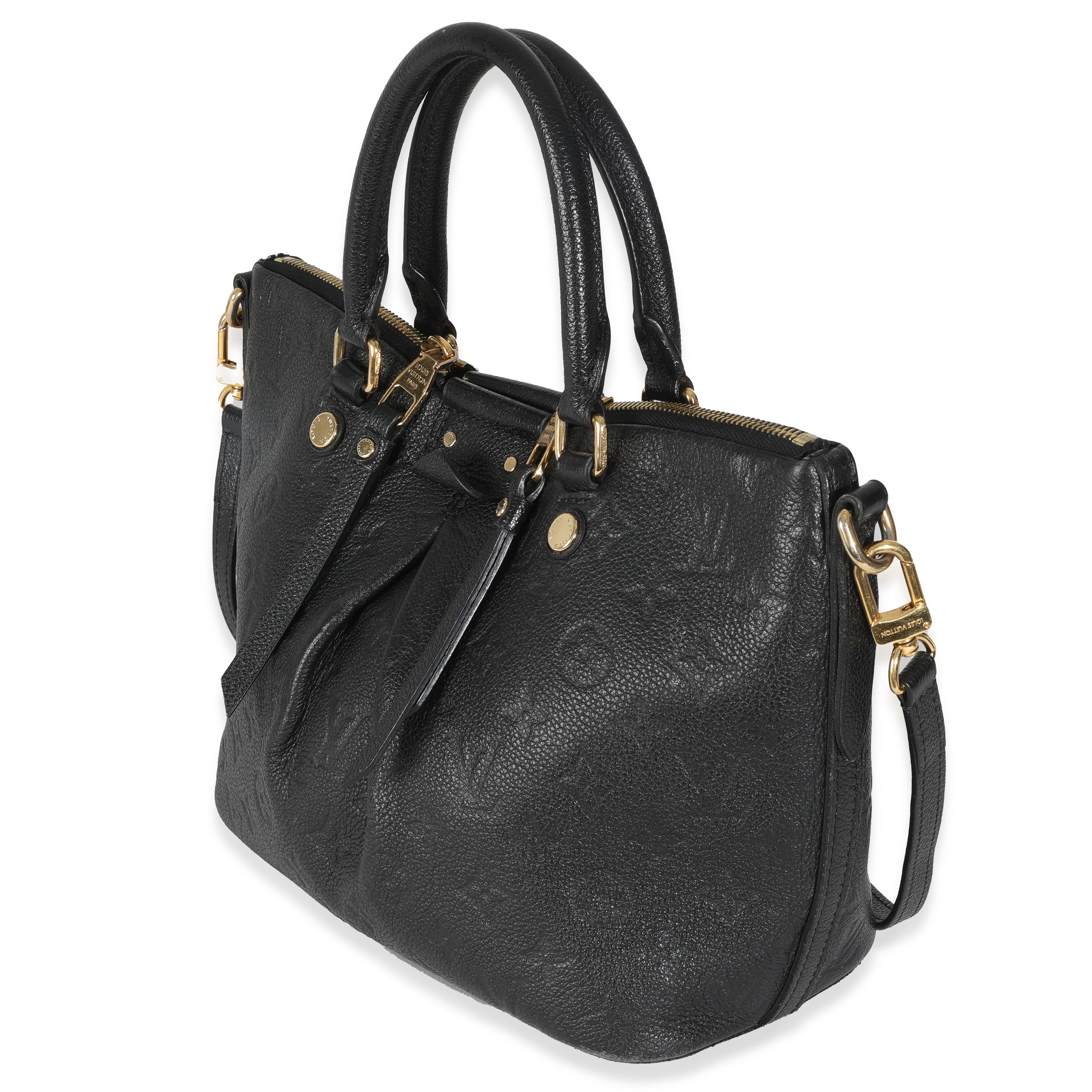 Louis Vuitton Black Monogram Empreinte Mazarine PM