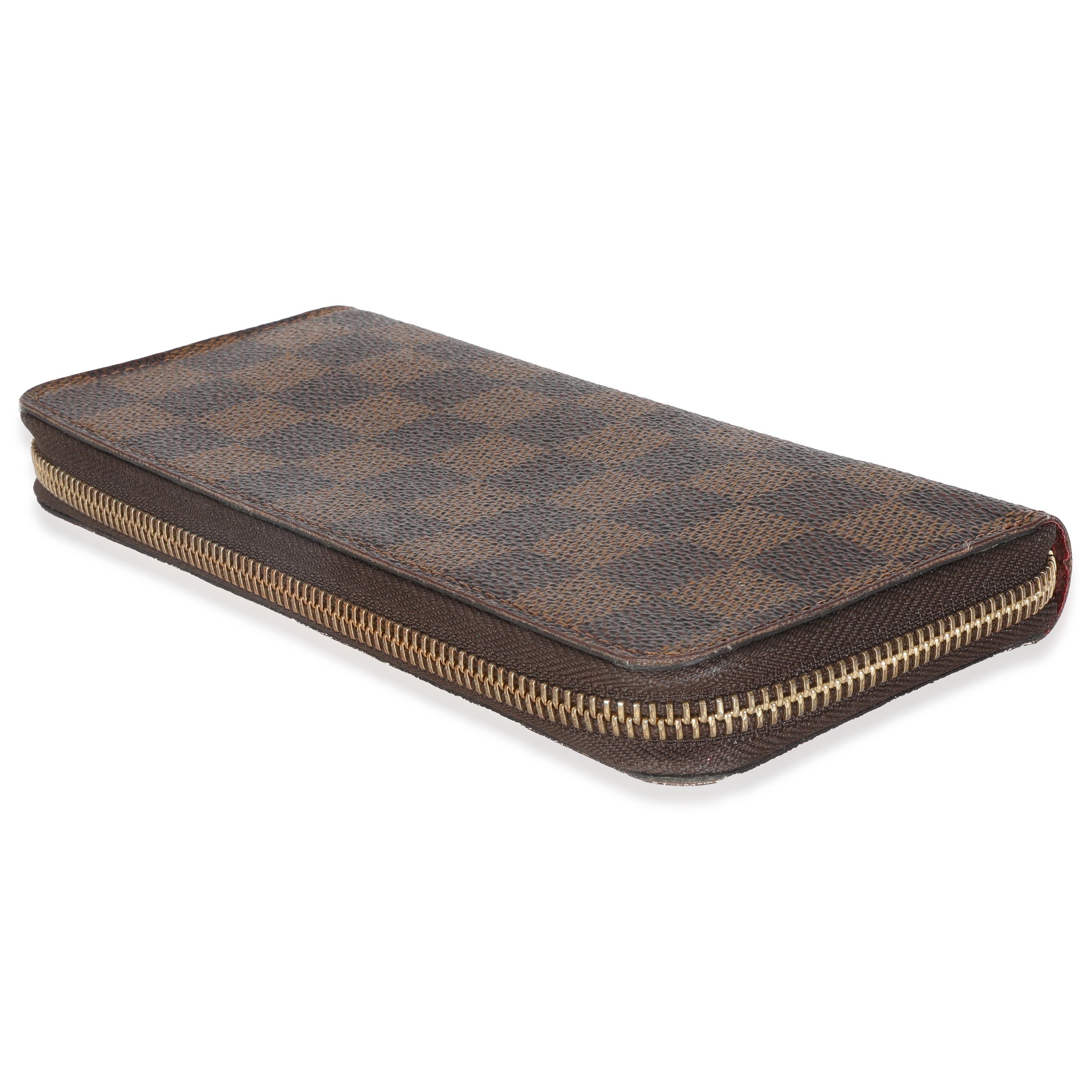 Louis Vuitton Damier Ebene Canvas Clemence Wallet
