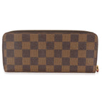 Louis Vuitton Damier Ebene Canvas Clemence Wallet