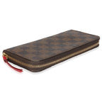 Louis Vuitton Damier Ebene Canvas Clemence Wallet