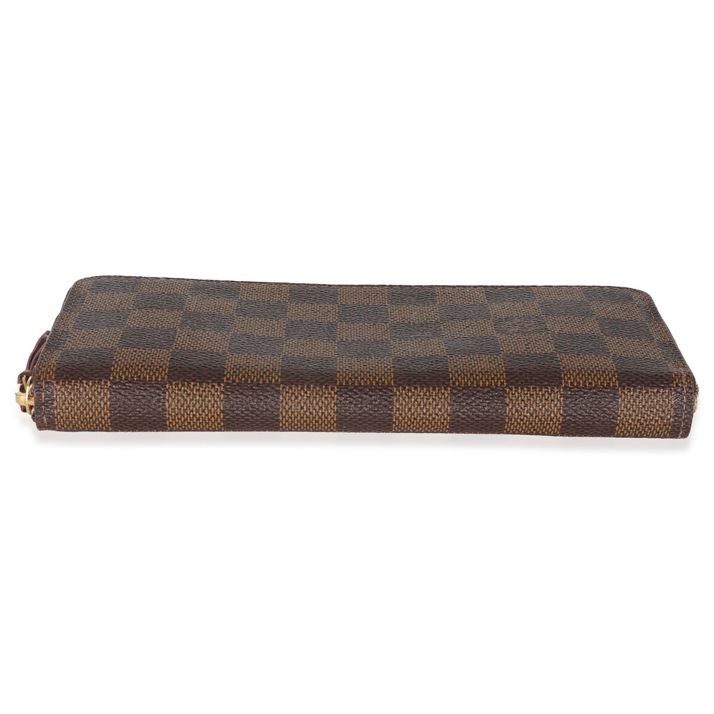 Louis Vuitton Damier Ebene Canvas Clemence Wallet