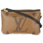 Louis Vuitton Reverse Monogram Giant Canvas Double Zip Pochette
