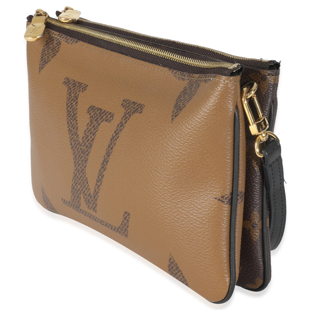 Louis Vuitton Reverse Monogram Giant Canvas Double Zip Pochette