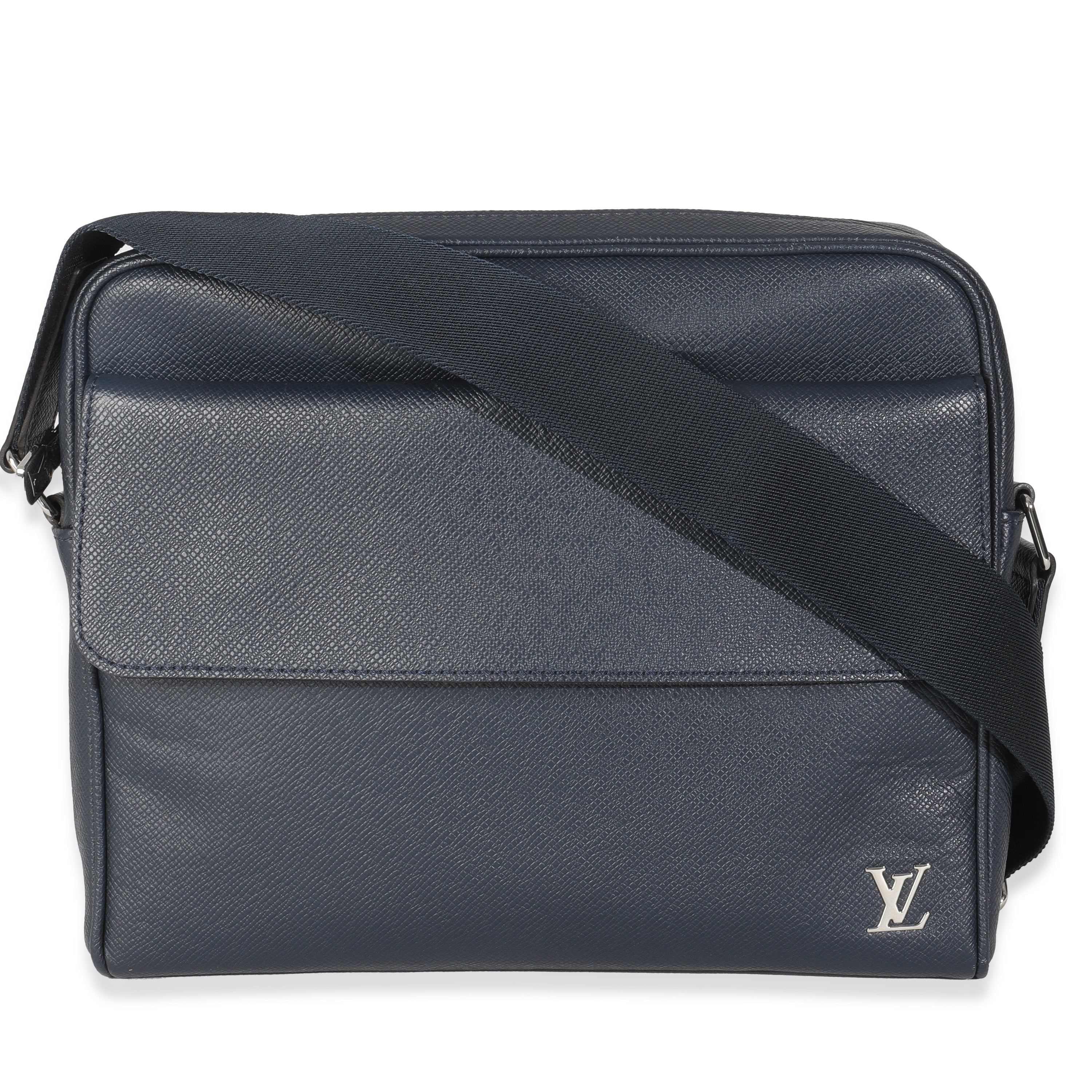 Louis Vuitton Navy Taiga Alex Messenger