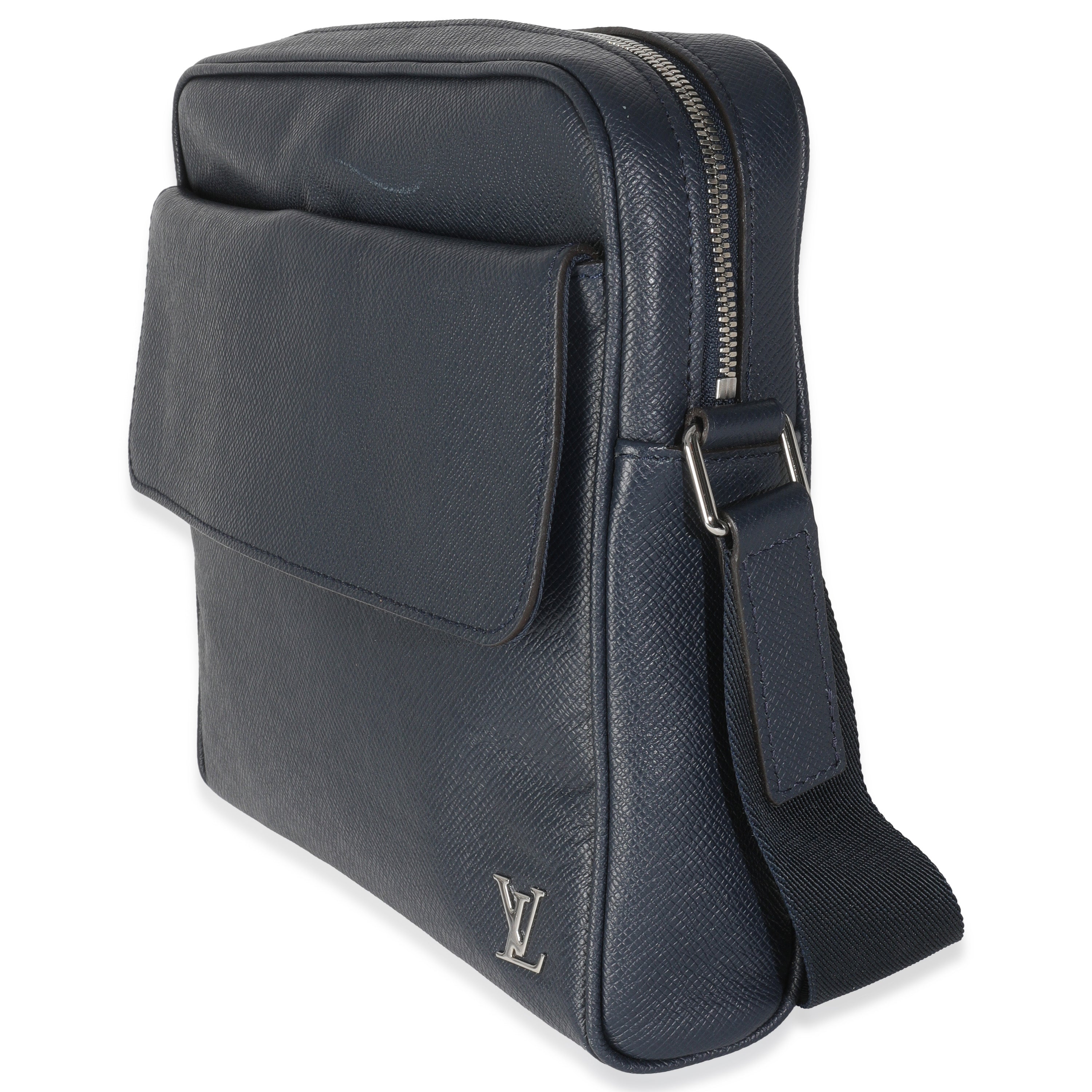 Louis Vuitton Navy Taiga Alex Messenger