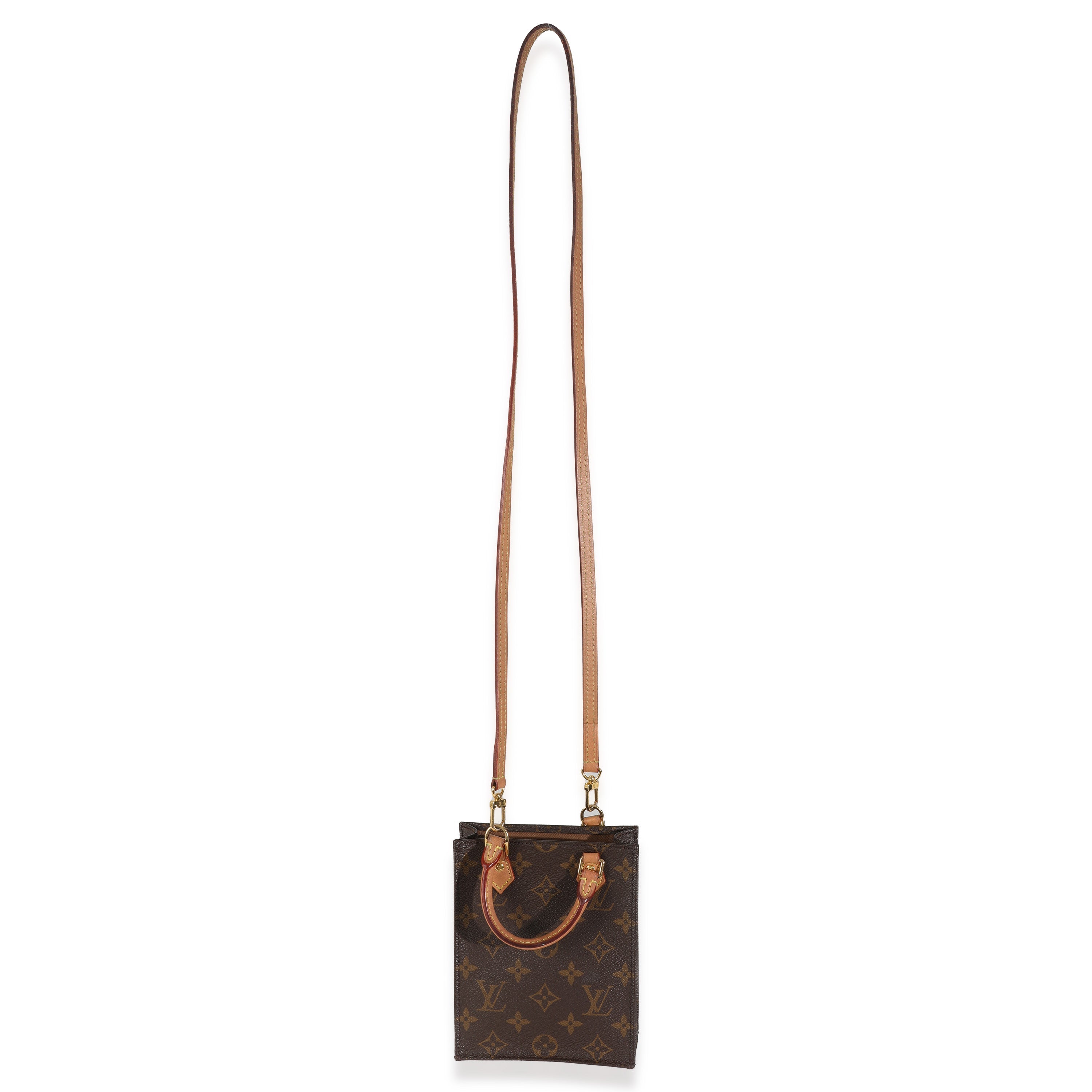 Louis Vuitton Monogram Canvas Petit Sac Plat