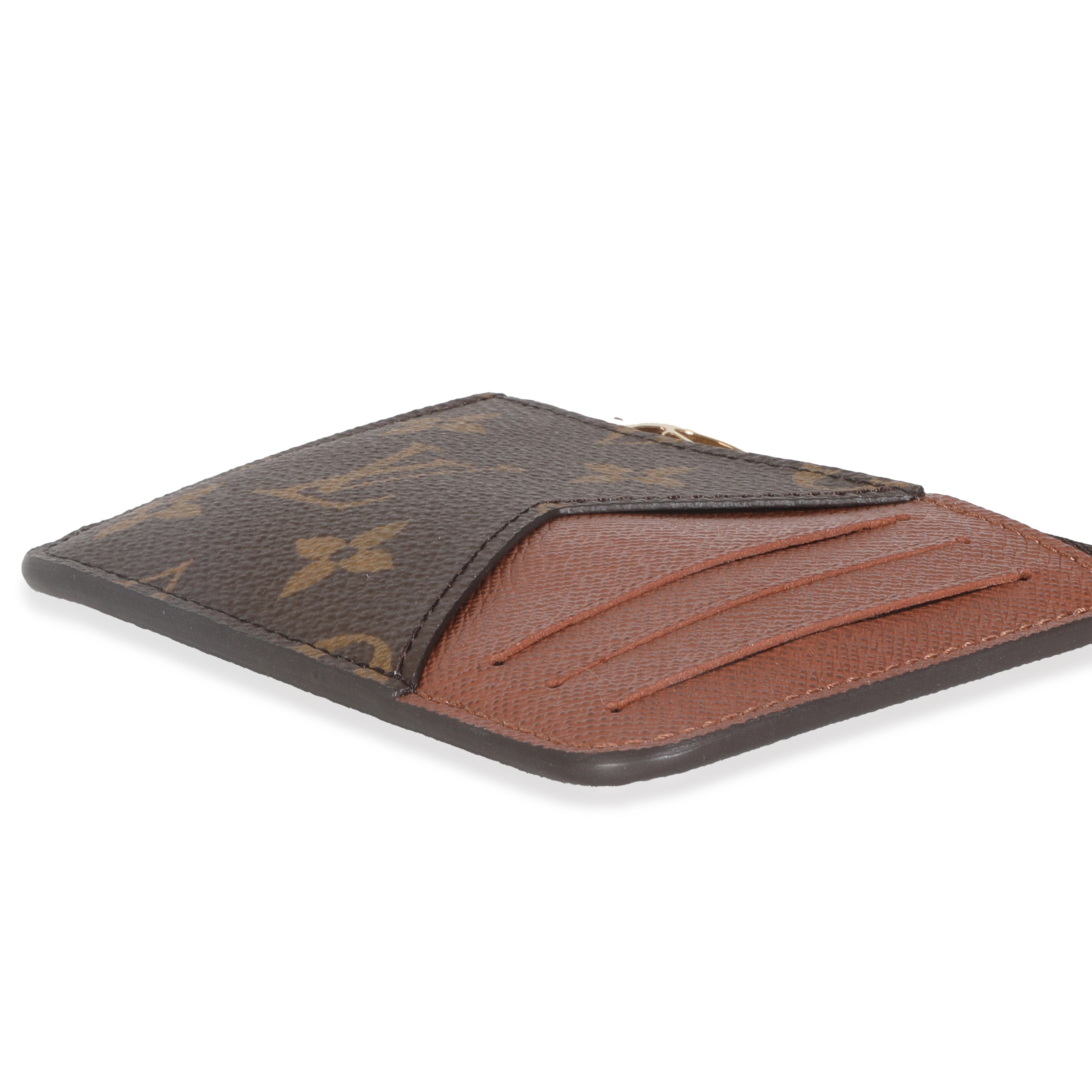 Louis Vuitton Cognac Monogram Canvas Romy Card Holder